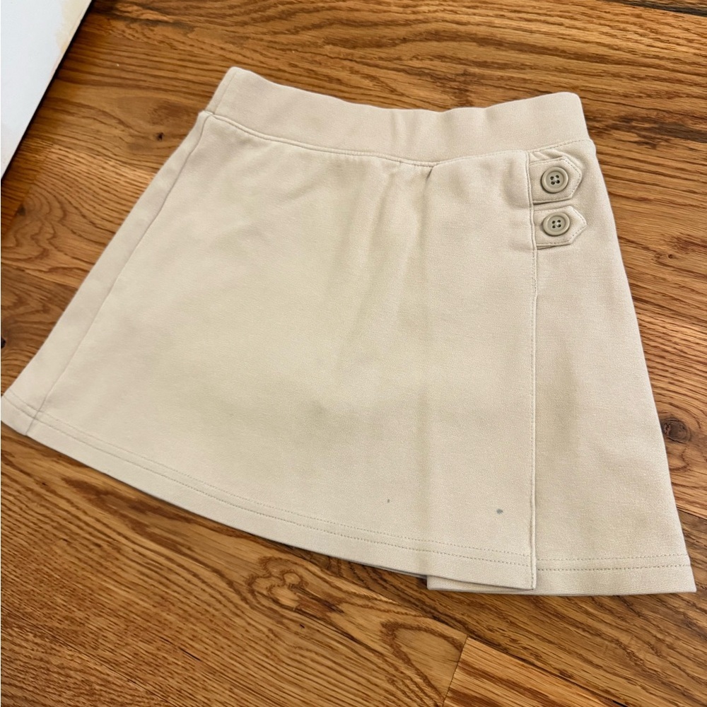 Cat & Jack Uniform Khaki Skort size XS (4/5)
